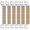 S-GUARD Stainless Steel Door & Cabinet Handles, Knobs Handles-Size-6 Inch-6 Pcs-Laser Printed Design-SSL41
