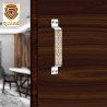 S-GUARD Stainless Steel Door & Cabinet Handles, Knobs Handles-Size-6 Inch-6 Pcs-Laser Printed Design-SSL42