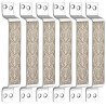 S-GUARD Stainless Steel Door & Cabinet Handles, Knobs Handles-Size-6 Inch-6 Pcs-Laser Printed Design-SSL43