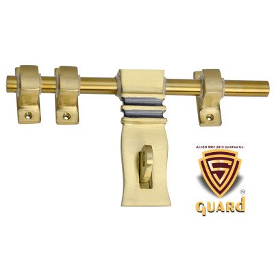 S-Guard Push to Close Latch  (Aluminium, Stainless Steel) Finish-Gold Antique, Size -10 Inch-Aldroz