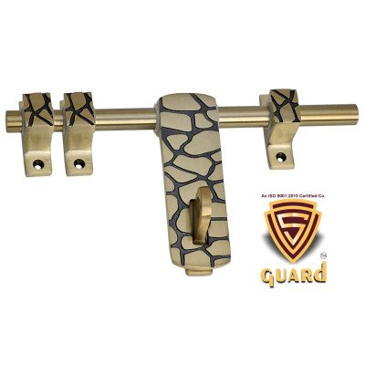 S-Guard Push to Close Latch  (Aluminium, Stainless Steel) Finish-Gold Antique, Size -10 Inch-Dzire