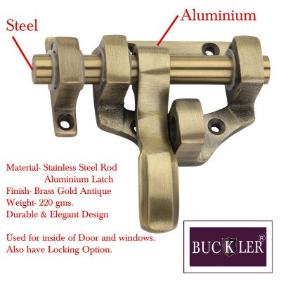 copy of BUCKLER Latching Draw Hasp Latch  (Aluminium, Stainless Steel)