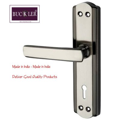 BUCKLER Iron Mortise Handle Lock for Main Door, Bedroom, Main Gate Heavy Duty-65MM Double Turn Lock-7 Inch-305-BS