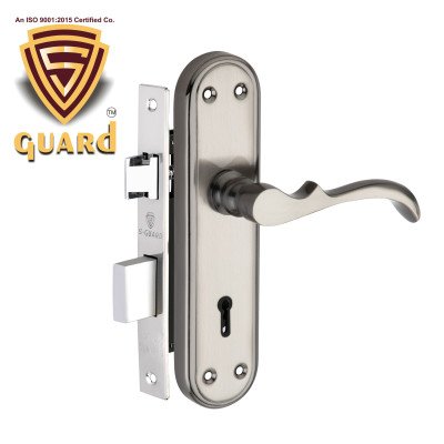 S-GUARD Iron Mortise Handle Lock for Main Door, Bedroom, Main Gate Heavy Duty-65MM Double Turn Lock-MERCBS