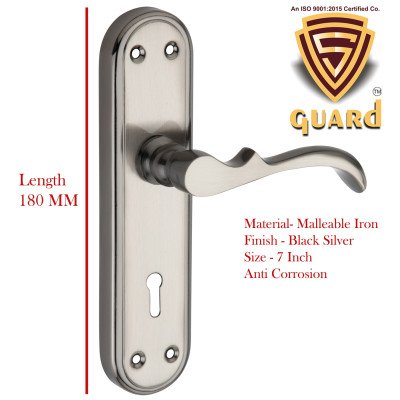 S-GUARD Iron Mortise Handle Lock for Main Door, Bedroom, Main Gate Heavy Duty-65MM Double Turn Lock-MERCBS