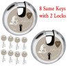 copy of copy of copy of S-GUARD Ultima Iron-Steel 92MM,10 Lever-8 CommonKeys Shutter lock for Shop,Godown,Store Gate-Door Lock