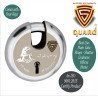 copy of copy of copy of S-GUARD Ultima Iron-Steel 92MM,10 Lever-8 CommonKeys Shutter lock for Shop,Godown,Store Gate-Door Lock