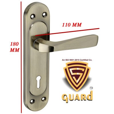 S-GUARD Iron Mortise Handle Lock for Main Door, Bedroom, Main Gate Heavy Duty-65MM Double Turn Lock-ODRA