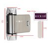 BUCKLER Door closer, Door Concealed for Wooden door,Helix Silver