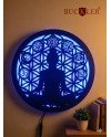 BUCKLER LED Buddha Wall Light | Warm Backlit Buddha Mandala Wall Decor | Spiritual LED Wall Art for Home, Temple & Living Room