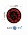 BUCKLER LED Ganpati Wall Light | Warm Backlit Ganesh Mandala Wall Decor | Spiritual LED Wall Art for Home, Temple & Living Room