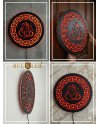 BUCKLER LED Ganpati Wall Light | Warm Backlit Ganesh Mandala Wall Decor | Spiritual LED Wall Art for Home, Temple & Living Room