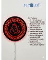 BUCKLER LED Ganpati Wall Light | Warm Backlit Ganesh Mandala Wall Decor | Spiritual LED Wall Art for Home, Temple & Living Room
