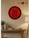 BUCKLER LED Ganpati Wall Light | Warm Backlit Ganesh Mandala Wall Decor | Spiritual LED Wall Art for Home, Temple & Living Room