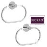 copy of copy of BUCKLER Stainless Steel Towel Ring for Bathroom and Kitchen, Heavy duty Silver Finish