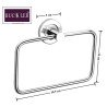 copy of copy of copy of copy of BUCKLER Stainless Steel Towel Ring for Bathroom and Kitchen, Heavy duty Silver Finish