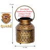 S-Guard Premium Tea Light Holder for Wall, Table Decor,Temple Decorative, Diwali Decorative Showpiece - (Iron, Gold)