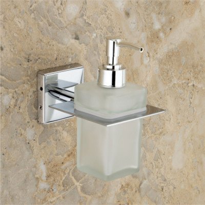 BUCKLER Liquid-Hand-wash Wall Mount Dispenser 300 ml Liquid, Shampoo, Lotion, Conditioner, Soap Dispenser  (Clear)