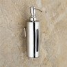 BUCKLER Stainless Steel Liquid-Soap Dispenser-Wall Mount 300 ml Liquid, Shampoo, Lotion, Conditioner Stand Dispenser  (Silver)