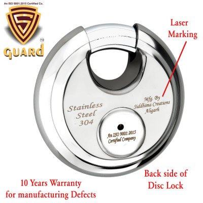 S-GUARD Stainless Steel Lock 90MM-14 Pin-Common Keys