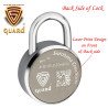 S-Guard Classic Laser Printed Heavy Door Lock, Gate Lock-65MM-8 Levers, Double Locking 3 Key Padlock  (Silver, Gold)