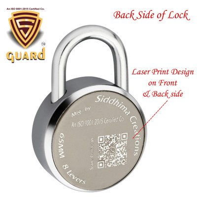 copy of copy of copy of copy of copy of copy of S-Guard Atoot Laser Printed Heavy Door Lock, Gate Lock-60MM-8 Levers, Double Loc