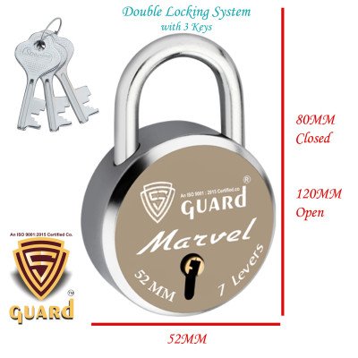 copy of copy of copy of copy of copy of copy of copy of S-Guard Atoot Laser Printed Heavy Door Lock, Gate Lock-60MM-8 Levers, Do