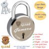 S-Guard GAMORA Laser Printed Door Lock, Lock for Gate-52MM-7 Levers, Double Locking,  Pack of 5 Padlock  (Silver, Gold)