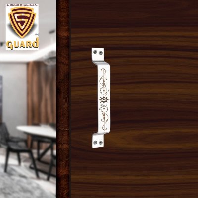 S-GUARD Stainless Steel Door & Cabinet Handles, Knobs Handles-Size-6 Inch- Laser Printed