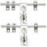 S-GUARD Stainless Steel Door Fitting Aldrop for Gate, Bedroom, Store Room, Offices