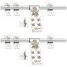 S-GUARD Stainless Steel Door Fitting Aldrop for Gate, Bedroom, Store Room, Offices-Ganapati