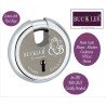 BUCKLER Iron-Steel 92MM,10 Lever-8 Same Key Shutter lock for Shop,Godown,Store Gate- Door Lock  (Laser Design-Ganapati)