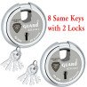 S-GUARD Ultima Iron-Steel 92MM,10 Lever-8 CommonKeys Shutter lock for Shop,Godown,Store Gate-Door Lock  (Laser Print Design)