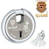 S-GUARD Shoolin Iron-Steel 92MM,10 Lever-4 Keys Shutter lock for Shop,Godown,Store Gate-Door Lock  (Laser Print Design)
