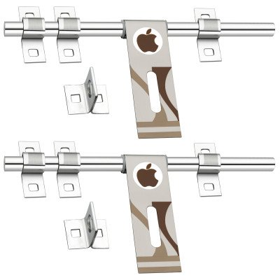 S-GUARD Stainless Steel Door Fitting Aldrop for Home, Gate, Bedroom, Store Room, Offices-APPLE-2