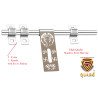 S-GUARD Stainless Steel Door Fitting Aldrop for Home, Gate, Bedroom, Store Room, Offices-Ganesha-4-2 Pcs