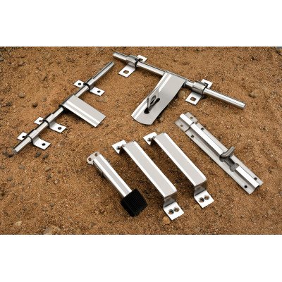 S-GUARD Stainless Steel Door Kit Set for Main door, Main, Office, Bedroom, 14MM-10 Inch-S-2 Line