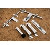 S-GUARD Stainless Steel Door Kit Set for Main door, Main, Office, Bedroom, 14MM-10 Inch-S-2 Line