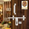 S-GUARD Stainless Steel Door Kit Set for Main door, Main, Office, Bedroom, 14MM-10 Inch-S-2 Line