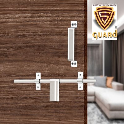 S-GUARD Stainless Steel Door Kit Set for Main door, Main, Office, Bedroom, 14MM-10 Inch-S-2 Line