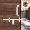 S-GUARD Stainless Steel Door Kit Set for Main door, Main, Office, Bedroom, 14MM-10 Inch-S-2 Line