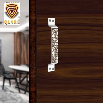 S-GUARD Stainless Steel Door & Cabinet Handles, Knobs Handles-Size-6 Inch-6 Pcs-Laser Printed Design-SSL29