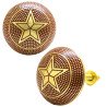 S-GUARD Pure Brass knobs for Drawer, Racks, Kitchen Cabinets, Wardrobe- Pack of 10 Avenger